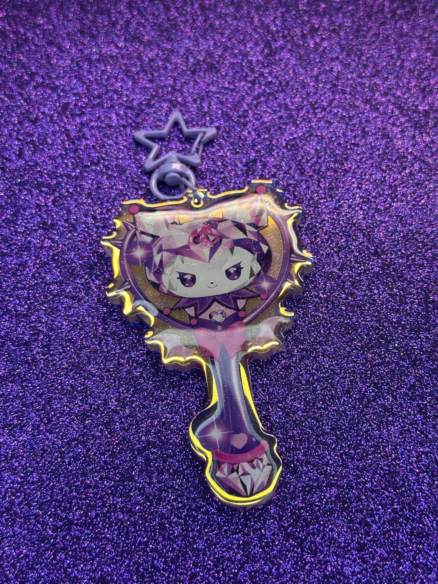 Kuro Magical Girl Wand Keychain