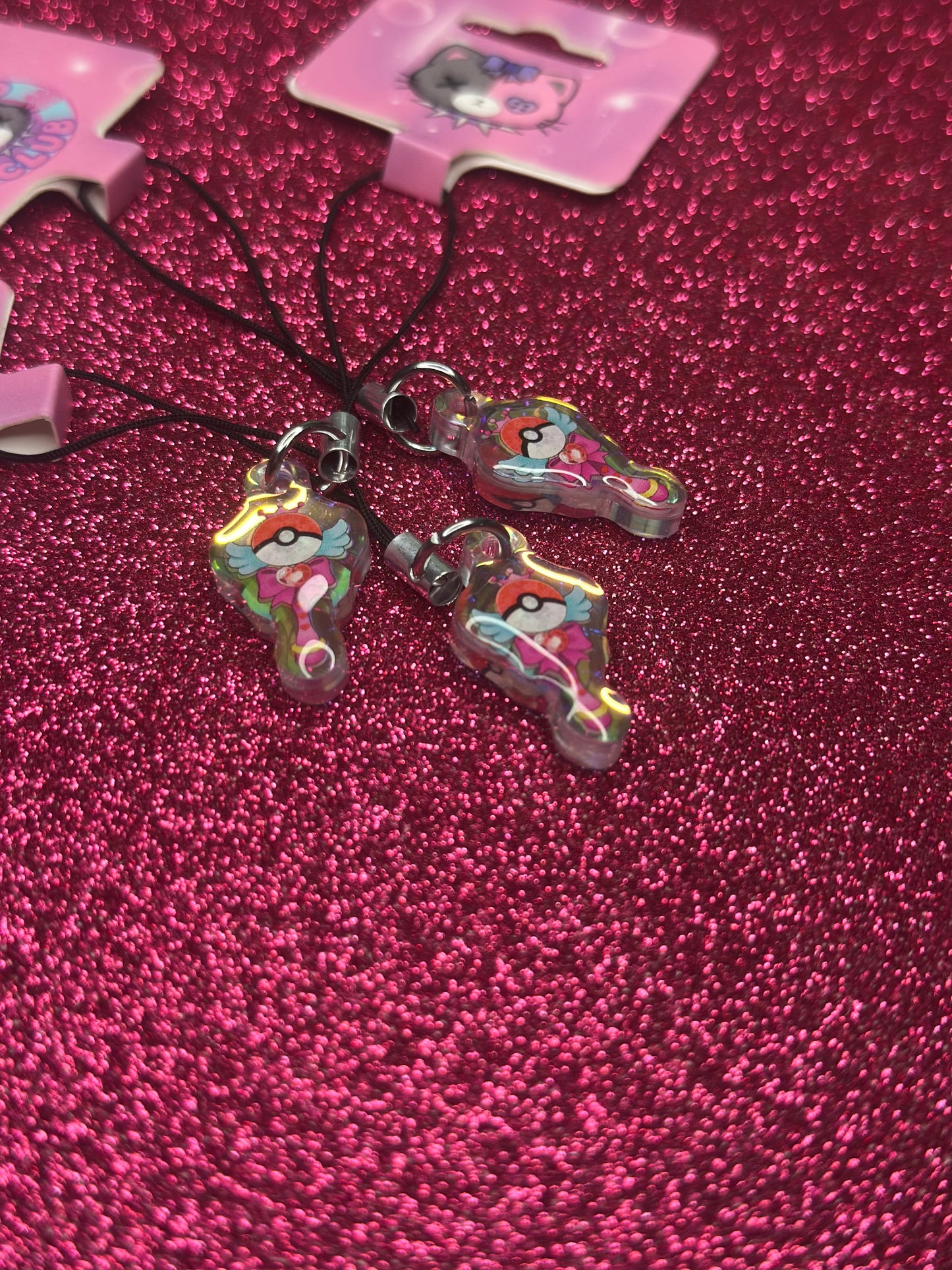 Poke Wand Phone charm
