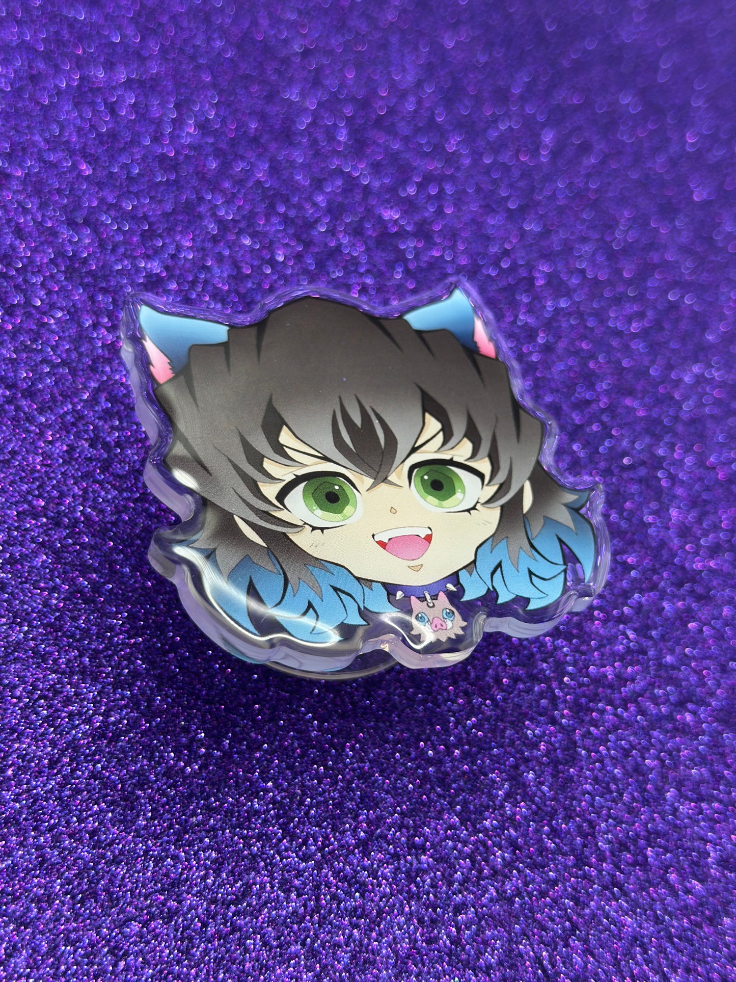 Boar Boy Cat Phone Grip