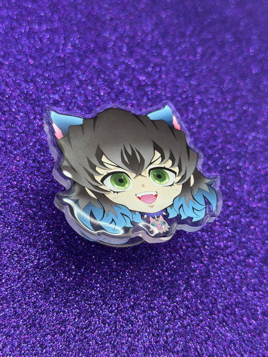 Boar Boy Cat Phone Grip