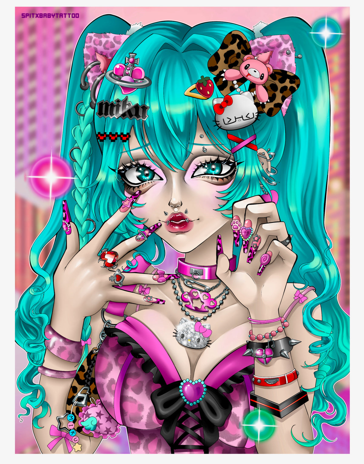 Gyaru Miku Print