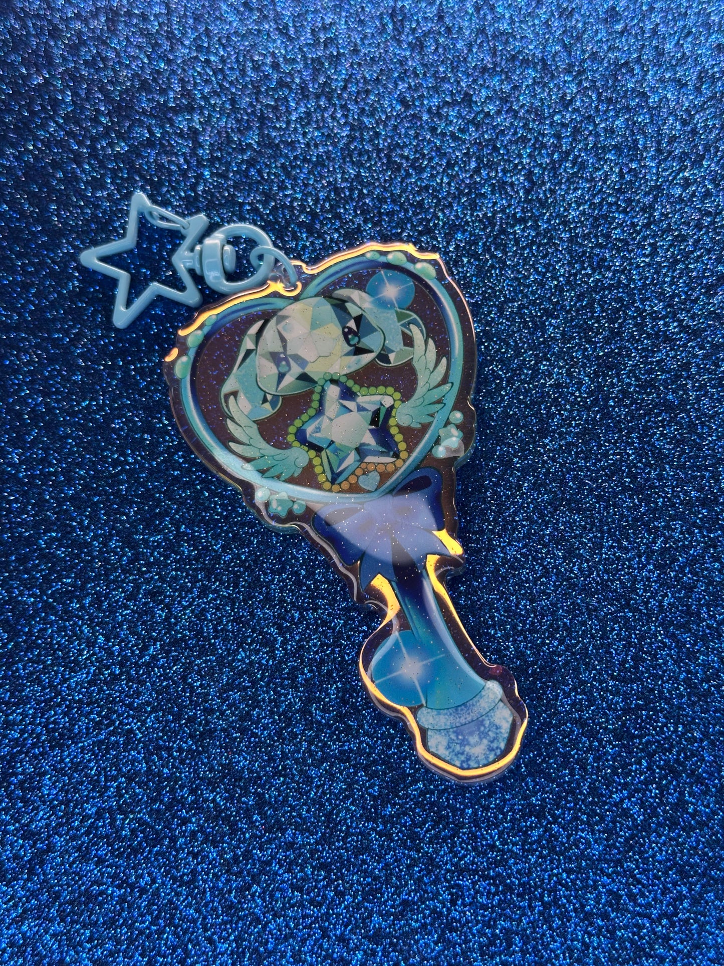 Cinna Magical Girl Wand Keychain