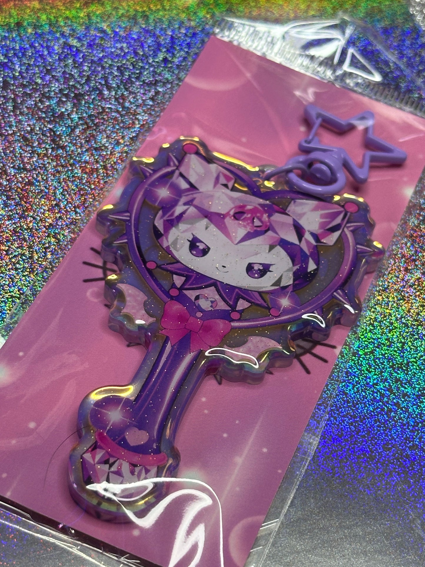 Kuro Magical Girl Wand Keychain