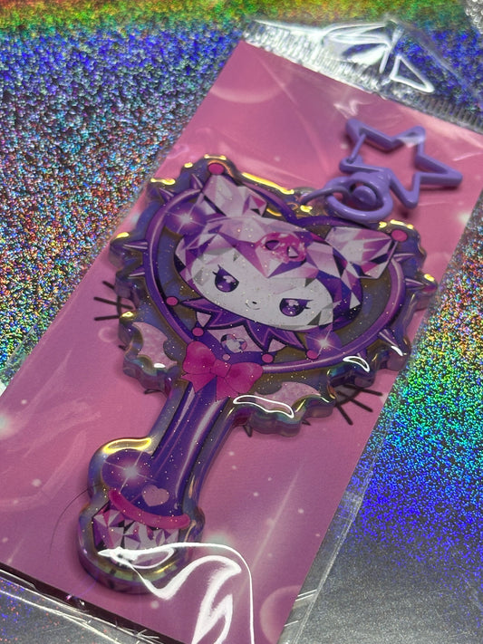 Kuro Magical Girl Wand Keychain