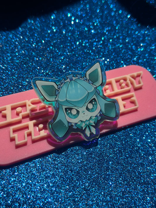 Glacee Acrylic Pin