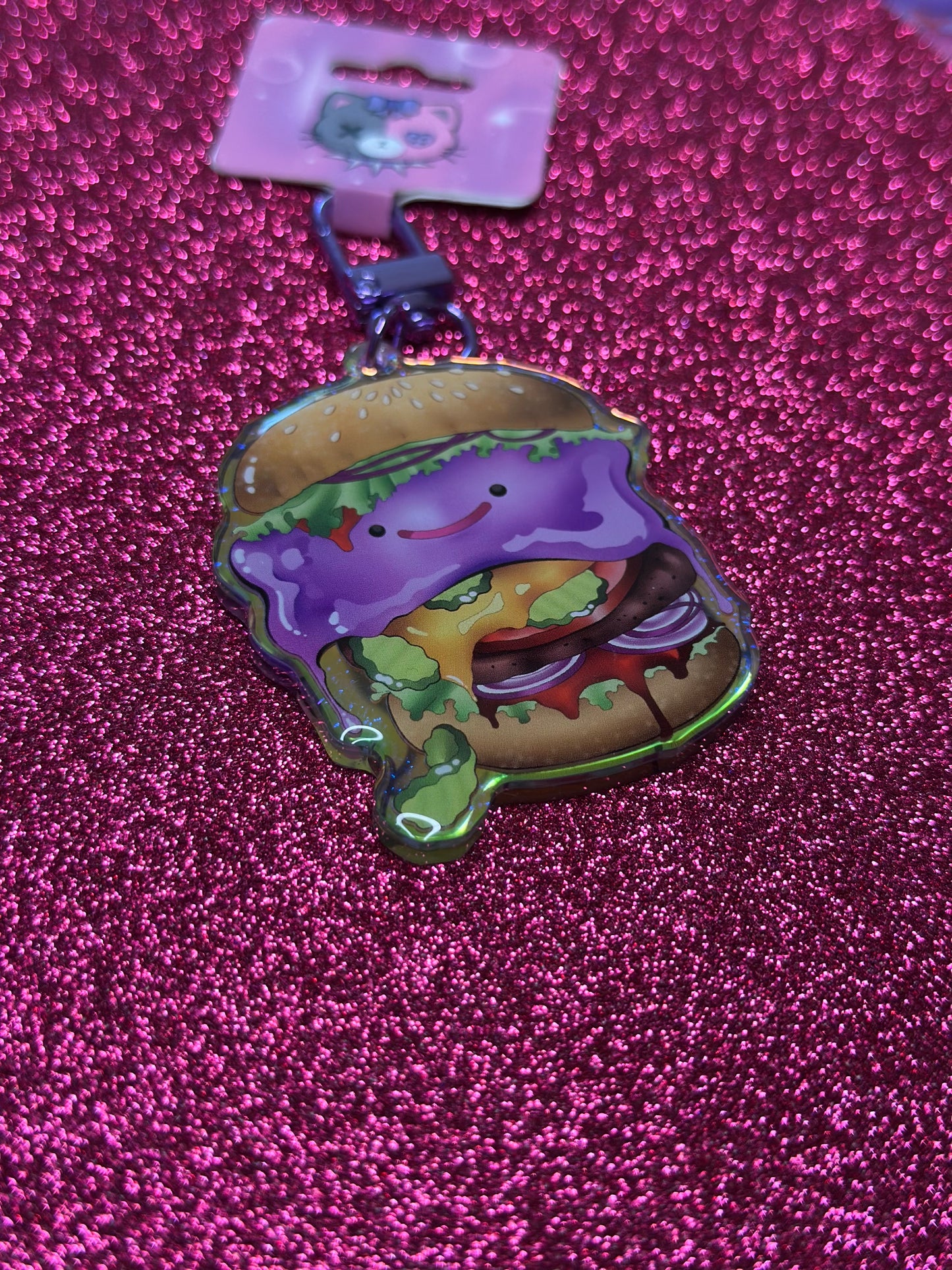 Ditto Burger Keychain