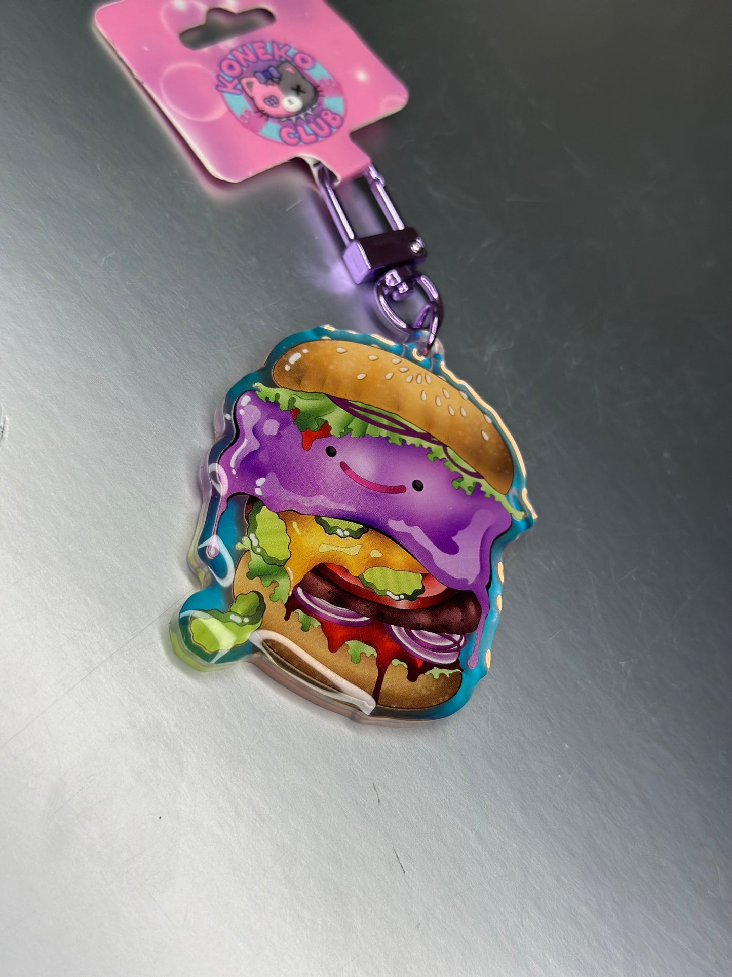 Ditto Burger Keychain
