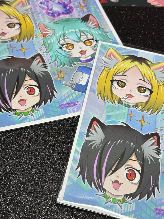 Chainsmoker Cat! Print