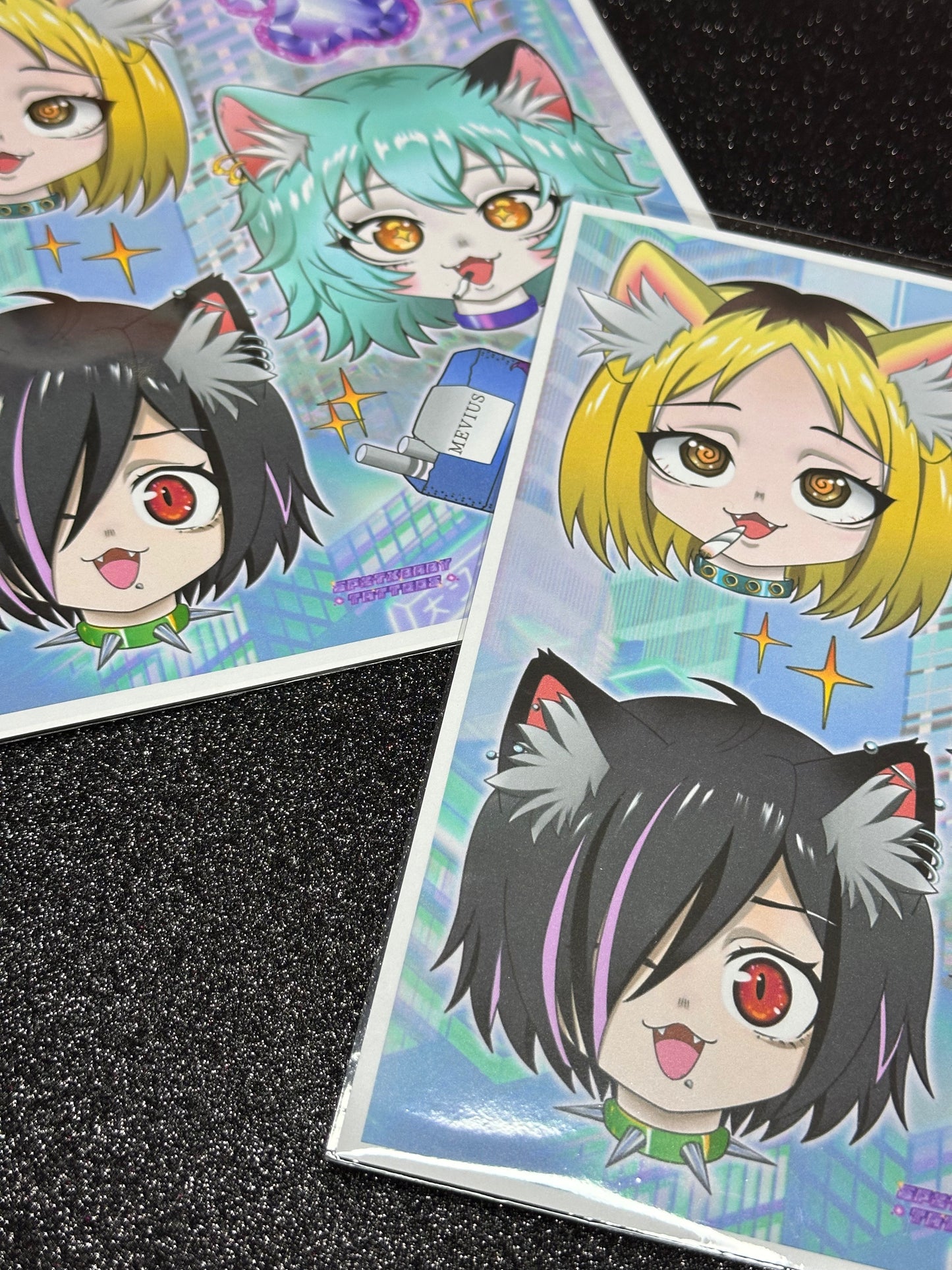 Chainsmoker Cat! Print