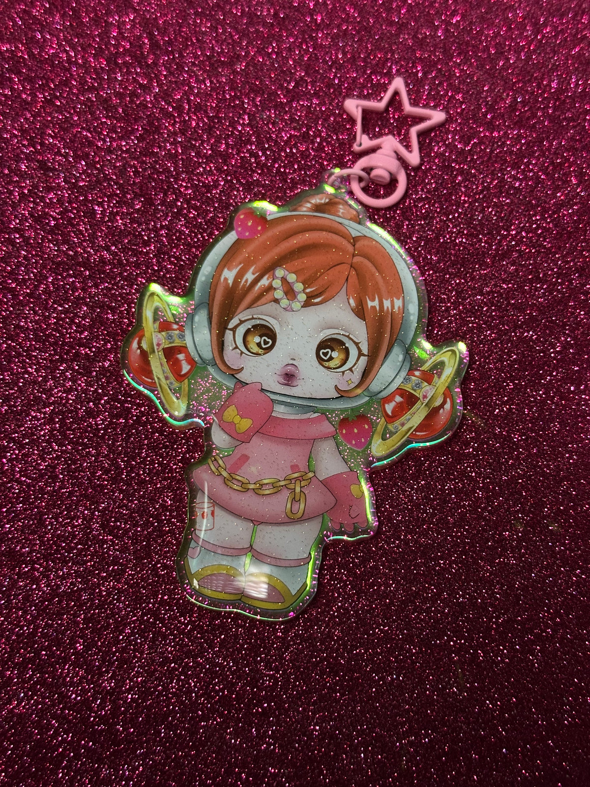 Hachi XL Keychain/Bag Charm