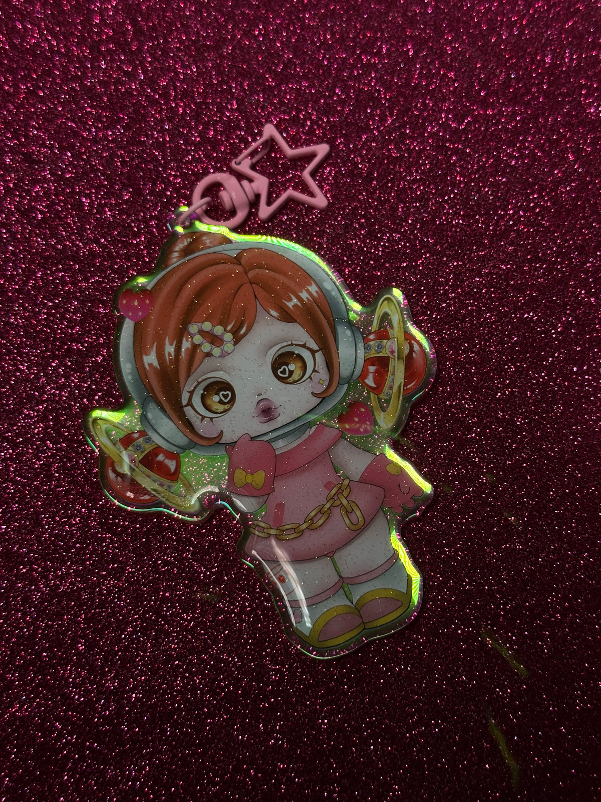 Hachi XL Keychain/Bag Charm