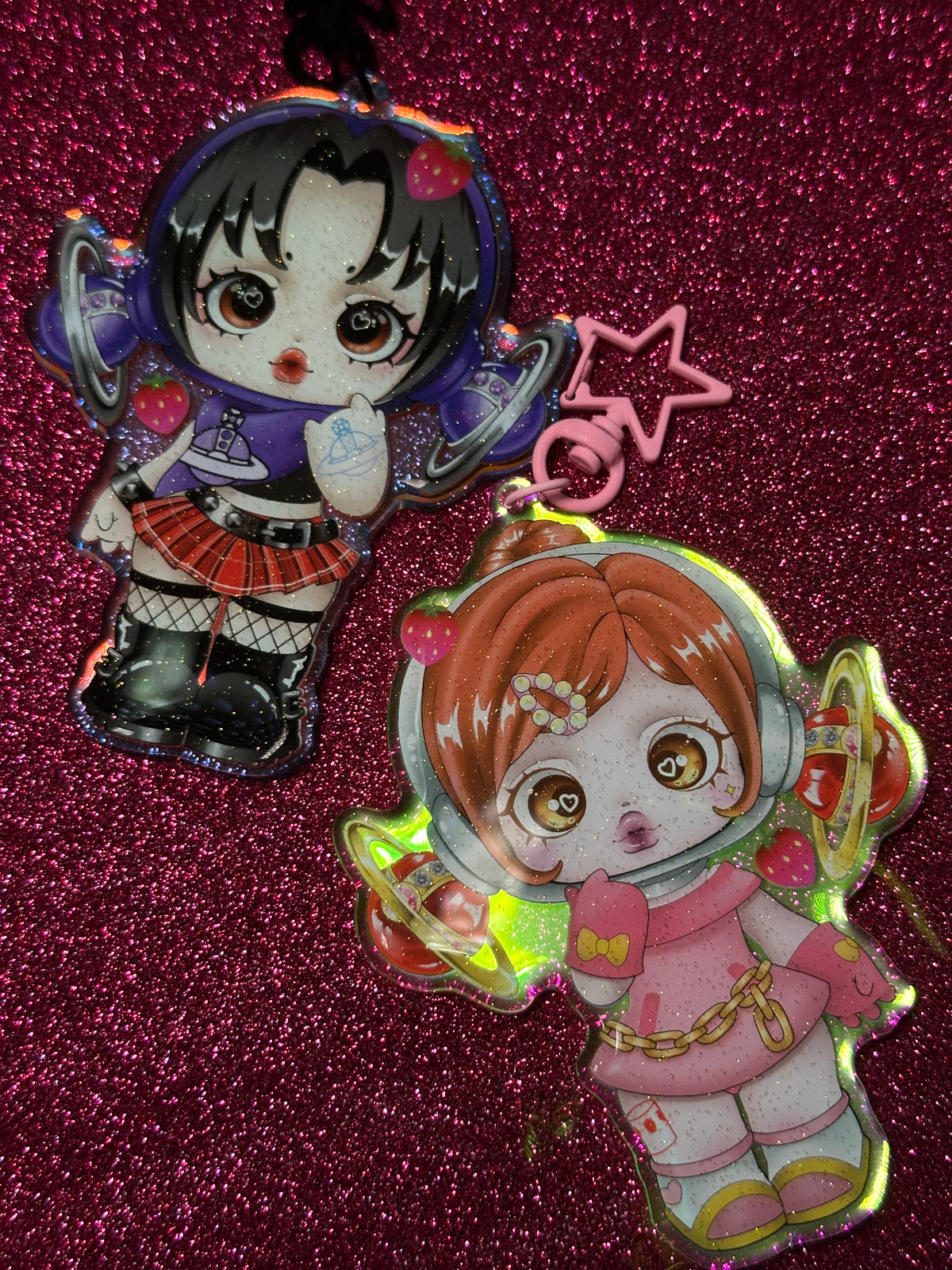 Hachi XL Keychain/Bag Charm