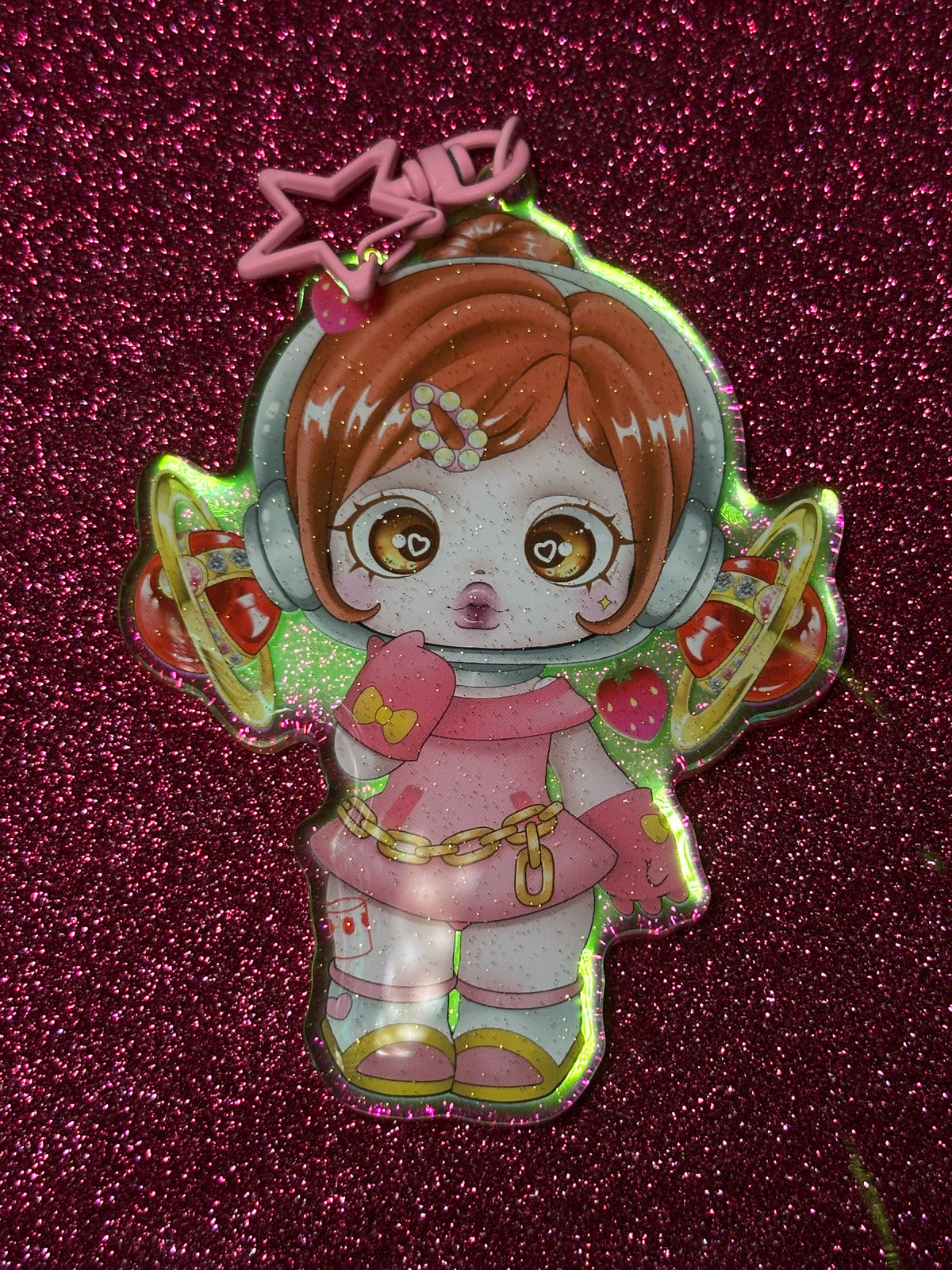 Hachi XL Keychain/Bag Charm
