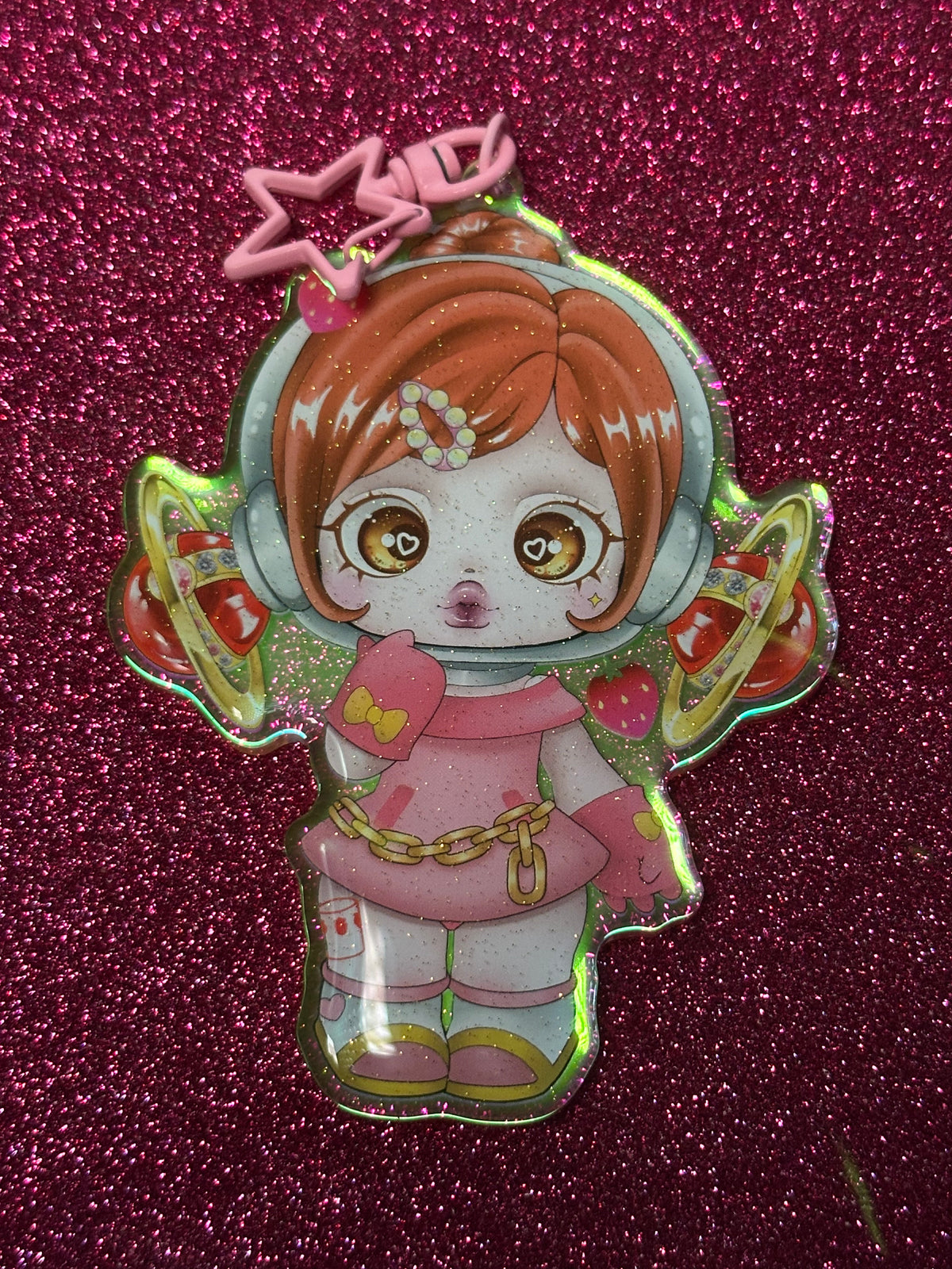 Hachi XL Keychain/Bag Charm