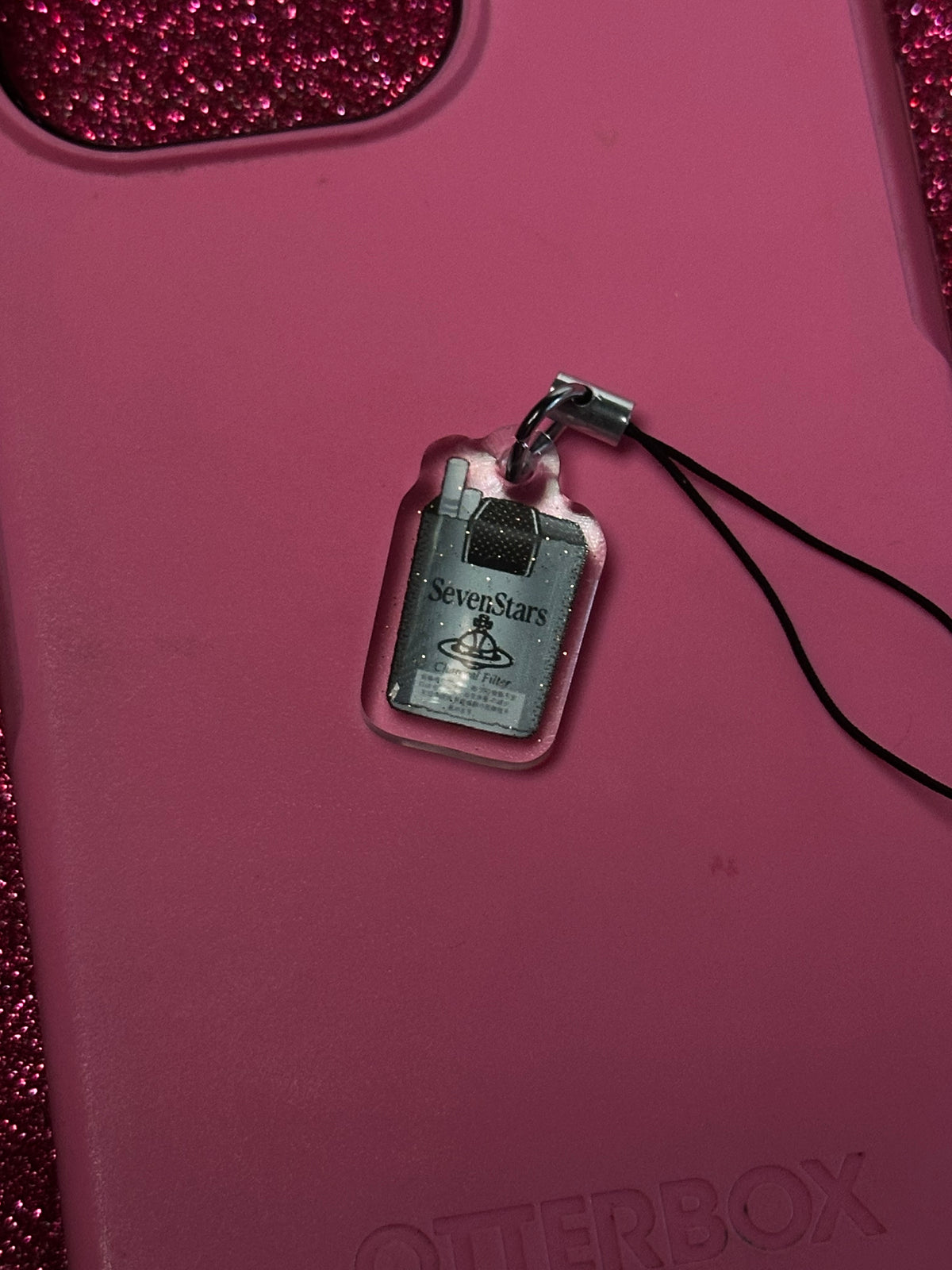7 Stars Mini Phone Charm