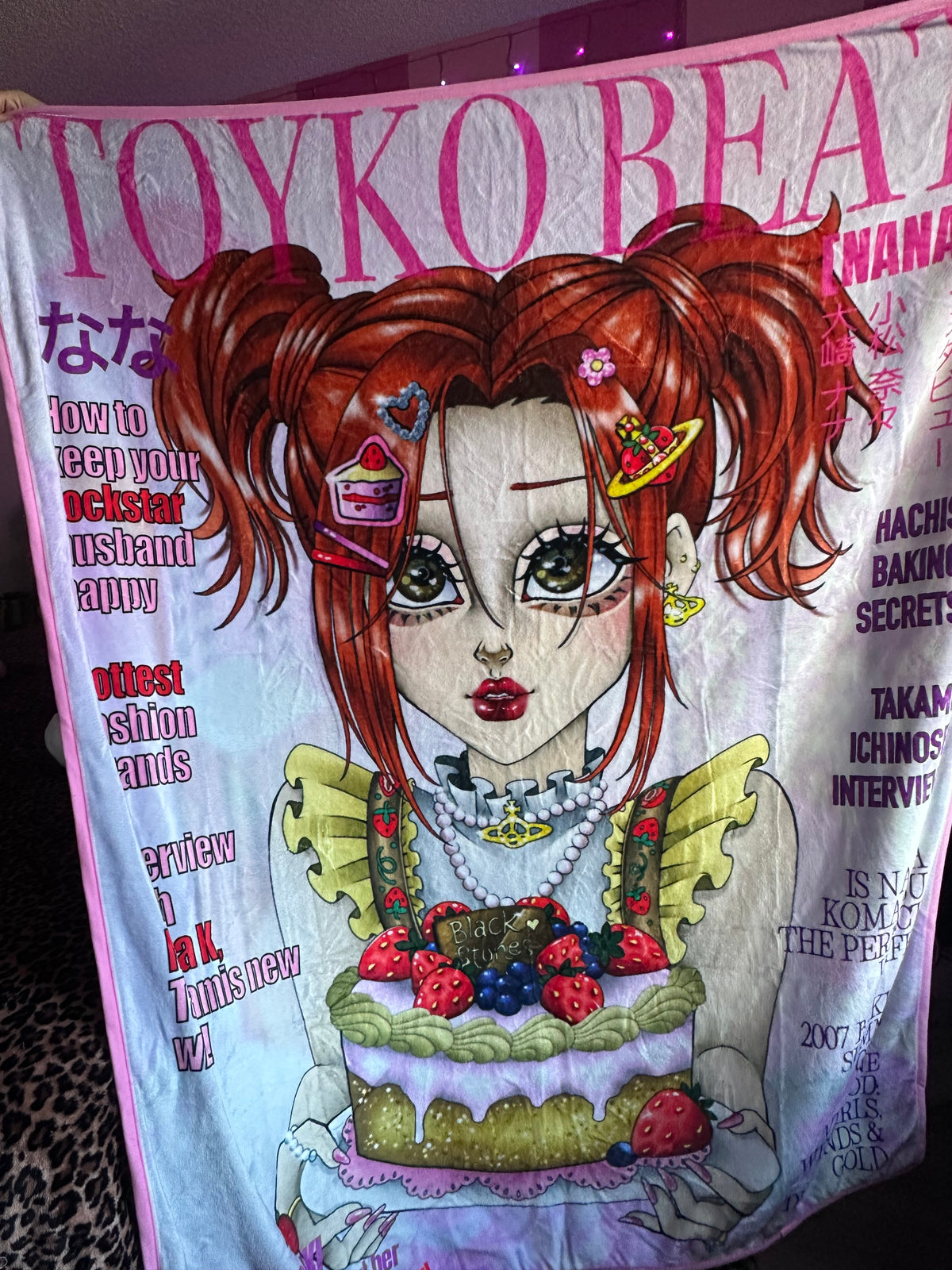 Tokyo Beat Nana Throw Blanket