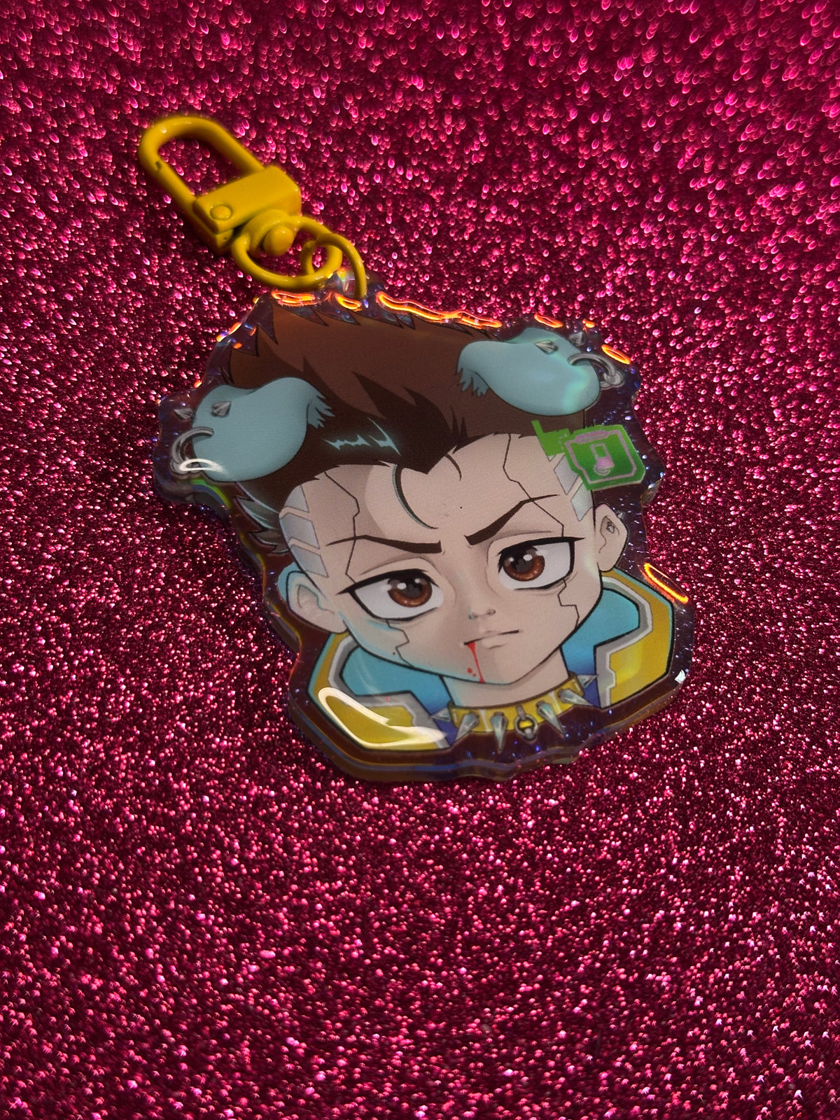 David Pup Keychain